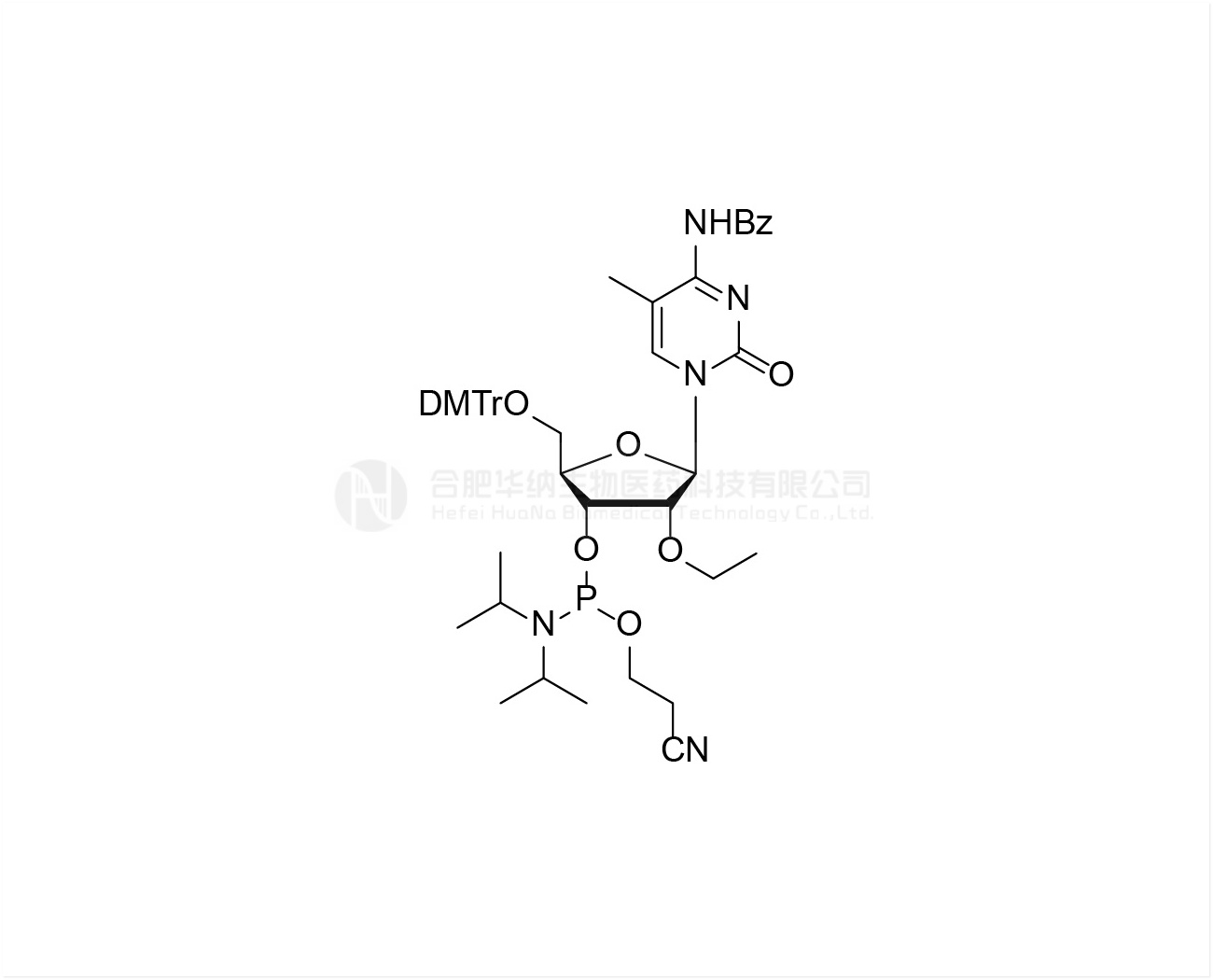 DMTr-2'-O-Et-5-Me-rC(Bz)-3'-CE-Phosphoramidite